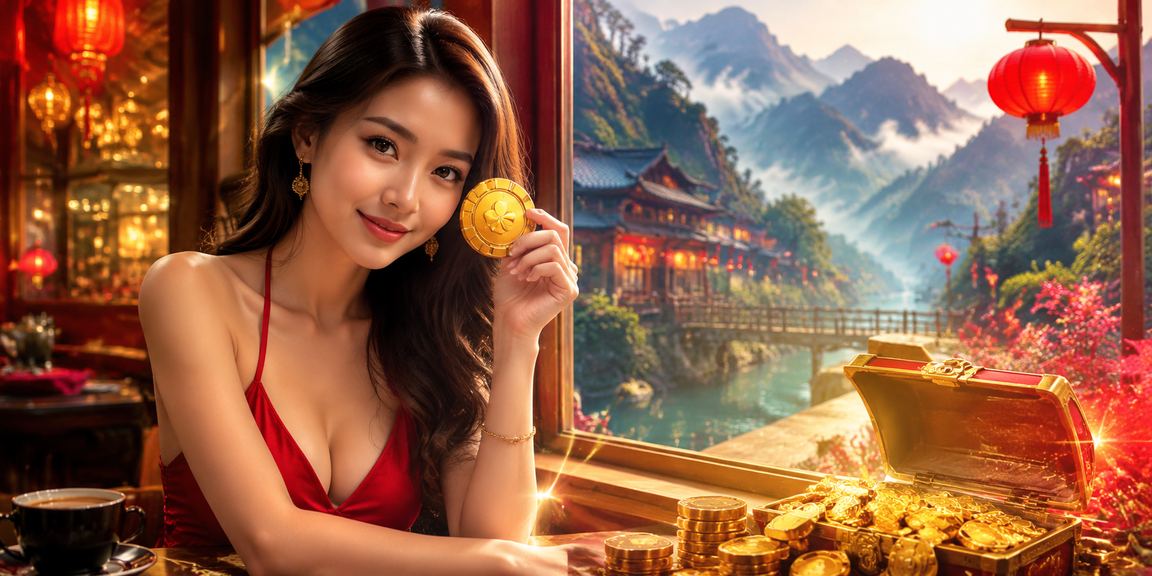 Người chơi thưởng thức cà phê và trải nghiệm game casino tại Sapa